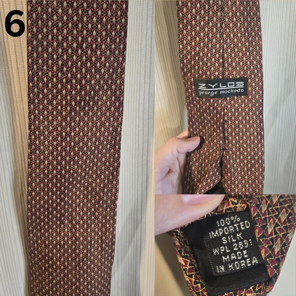 Crafters’ Vintage Tie Bundle 1 – Silk & Polyester Patterns [TSET1] - Picture 7 of 8